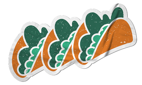 Sticker 3 Tacos